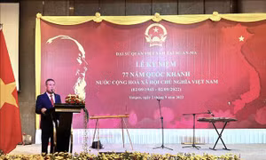 Cộng đồng người Việt tại Myanmar hướng về đất nước trong ngày Tết độc lập