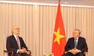 Phó Thủ tướng thường trực Nguyễn Hòa Bình làm việc với một số tập đoàn quốc tế 