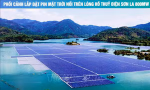 Động thổ dự án điện mặt trời nổi lòng hồ thủy điện Sơn La