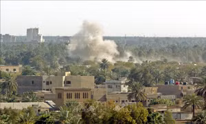 Vùng Xanh ở Iraq bị tấn công bằng rocket
