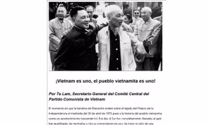 Truyền thông Nicaragua nêu bật thông điệp 'Nước Việt Nam là một'
