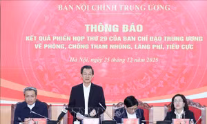 Quyết liệt hơn, hiệu quả hơn, bền vững hơn trong phòng, chống tham nhũng, lãng phí, tiêu cực
