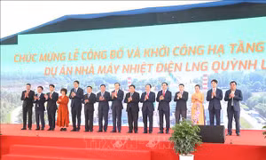 Khởi công hạ tầng kỹ thuật Dự án Nhà máy Nhiệt điện LNG Quỳnh Lập