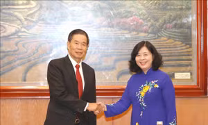Việt Nam - Lào tăng cường chia sẻ kinh nghiệm về công tác vận động quần chúng