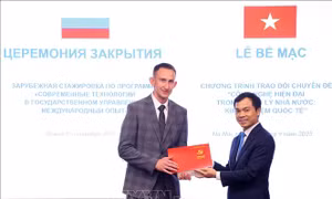 Bế mạc Chương trình nghiên cứu khảo sát, trao đổi chuyên đề với cán bộ trung, cao cấp của Liên bang Nga