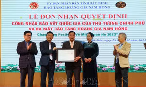Đón nhận Quyết định công nhận bảo vật quốc gia Thạp đồng văn hóa Đông Sơn