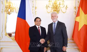 Thủ tướng Phạm Minh Chính hội kiến Tổng thống Cộng hoà Séc Petr Pavel
