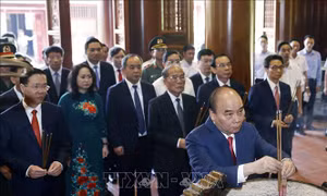 Lãnh đạo Đảng, Nhà nước dự Lễ kỷ niệm 120 năm Ngày sinh Tổng Bí thư Lê Hồng Phong