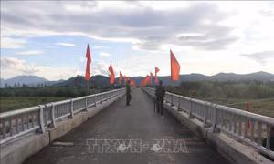 Đưa vào sử dụng cầu Hóc Công giúp hàng trăm hộ dân an tâm mùa mưa bão