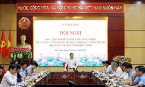 Đánh giá tình hình thực hiện dự án đường Vành đai 4, đoạn qua tỉnh Bắc Ninh