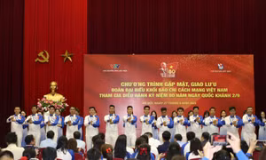 Gặp mặt, động viên Khối Báo chí Cách mạng Việt Nam tham gia diễu hành A80