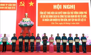 Đảm bảo chế độ cho lực lượng tìm kiếm, quy tập hài cốt liệt sĩ