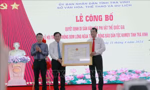 Trà Vinh: Công bố Di sản văn hóa phi vật thể Quốc gia Lễ hội Đom Lơng Néak Tà