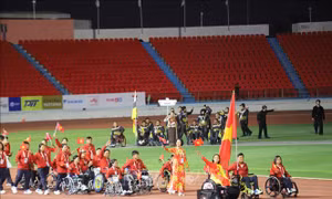 Đoàn Thể thao Người khuyết tật Việt Nam về nước sau hành trình tại ASEAN Para Games 13
