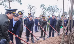 Bộ Công an phát động Tết trồng cây vì một Việt Nam xanh