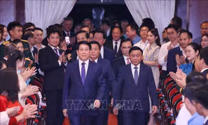 Chủ tịch nước dự Lễ trao giải Cuộc thi chính luận về bảo vệ nền tảng tư tưởng của Đảng lần thứ năm