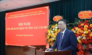 Giáo sư, Viện sĩ Châu Văn Minh giữ chức Bí thư Đảng ủy Liên hiệp các hội Khoa học và Kỹ thuật Việt Nam