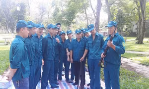 Xây dựng lực lượng tự vệ, dự bị động viên TTXVN vững mạnh toàn diện
