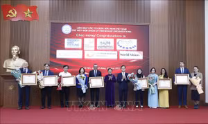 Trao Bằng khen của Thủ tướng Chính phủ tặng 7 tổ chức phi chính phủ nước ngoài