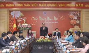 Phó Chủ tịch Thường trực Quốc hội Trần Thanh Mẫn thăm, làm việc tại Bộ Y tế