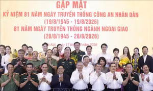 Tổng Bí thư, Chủ tịch nước Tô Lâm dự buổi gặp mặt kỷ niệm nhân dịp Ngày truyền thống ngành Công an và ngành Ngoại giao