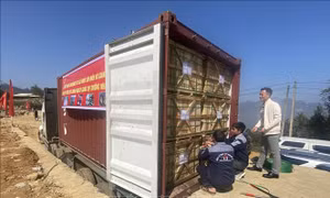 Hà Giang: Xuất khẩu container củ cải muối đầu tiên năm 2024 sang Nhật Bản