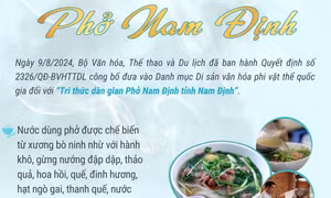 Phở Nam Định - Di sản Văn hóa phi vật thể Quốc gia