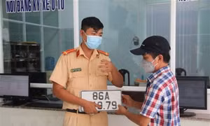 Bộ Công an phê duyệt kế hoạch đấu giá biển số xe ô tô phiên thứ ba