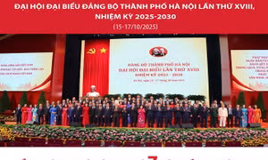 Đại hội Đại biểu Đảng bộ thành phố Hà Nội lần thứ XVIII, nhiệm kỳ 2025-2030