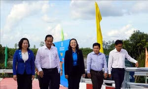 Khánh thành cầu kênh A7 nối hai xã ở huyện Cờ Đỏ, Cần Thơ