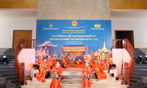 Trưng bày chuyên đề 'Thực hành tín ngưỡng Then nhóm ngôn ngữ Tày - Thái' 