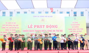 Thanh niên Công an Thủ đô thực hiện '3 liên kết' trong hoạt động tình nguyện Hè 2026