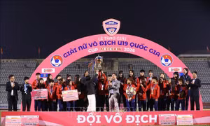Phong Phú Hà Nam lần thứ 4 liên tiếp vô địch Giải Bóng đá nữ U19 quốc gia
