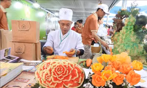 Khai mạc lễ hội 'Nghệ thuật chế biến món ăn chay tỉnh Tây Ninh' lần thứ I