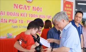 Tưng bừng Ngày hội Đại đoàn kết dân tộc tại phường Xuân Tảo (Bắc Từ Liêm, Hà Nội)