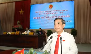 Phê chuẩn kết quả bầu Chủ tịch HĐND tỉnh Hậu Giang