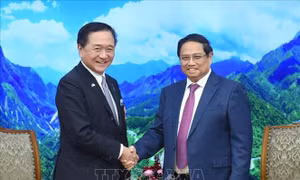 Thủ tướng Phạm Minh Chính tiếp Thống đốc tỉnh Kanagawa (Nhật Bản)