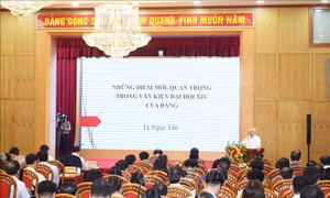 Tác phẩm báo chí, nghệ thuật và công trình khoa học phải mang tinh thần Nghị quyết Đại hội XIV của Đảng