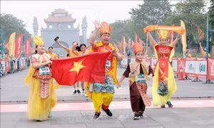 Trên 4.000 người tham gia Giải Marathon Đền Hùng 2026