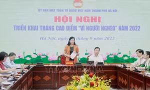 Hà Nội: Triển khai Tháng cao điểm Vì người nghèo năm 2022