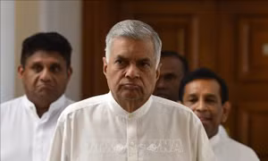 Thủ tướng Ranil Wickremesinghe tuyên thệ nhậm chức quyền Tổng thống Sri Lanka