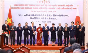 Nhật Bản trao tặng Huân chương Mặt trời mọc cho nguyên lãnh đạo Đảng, Nhà nước Việt Nam