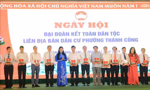 Ngày hội Đại đoàn kết toàn dân tộc gắn kết các gia đình, tương thân tương ái