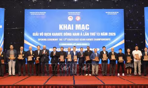 Khai mạc Giải vô địch Karate Đông Nam Á lần thứ 13 năm 2026