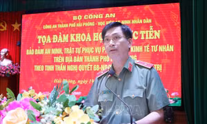 Hải Phòng: Bảo đảm an ninh, trật tự phục vụ phát triển kinh tế tư nhân