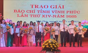 Vĩnh Phúc: Hàng chục tác phẩm báo chí xuất sắc được vinh danh