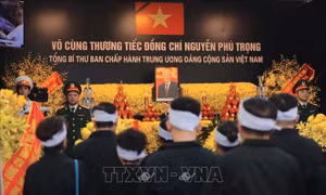  Lễ truy điệu Tổng Bí thư Nguyễn Phú Trọng tại xã Đông Hội, huyện Đông Anh