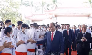 Chủ tịch nước dự Lễ kỷ niệm 120 năm Ngày sinh Tổng Bí thư Lê Hồng Phong