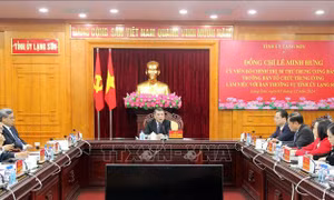Lạng Sơn chuẩn bị tốt các điều kiện để tổ chức thành công Đại hội Đảng các cấp