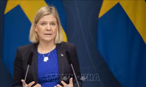 Quốc hội Thụy Điển tiếp tục bầu bà Magdalena Andersson làm Thủ tướng
